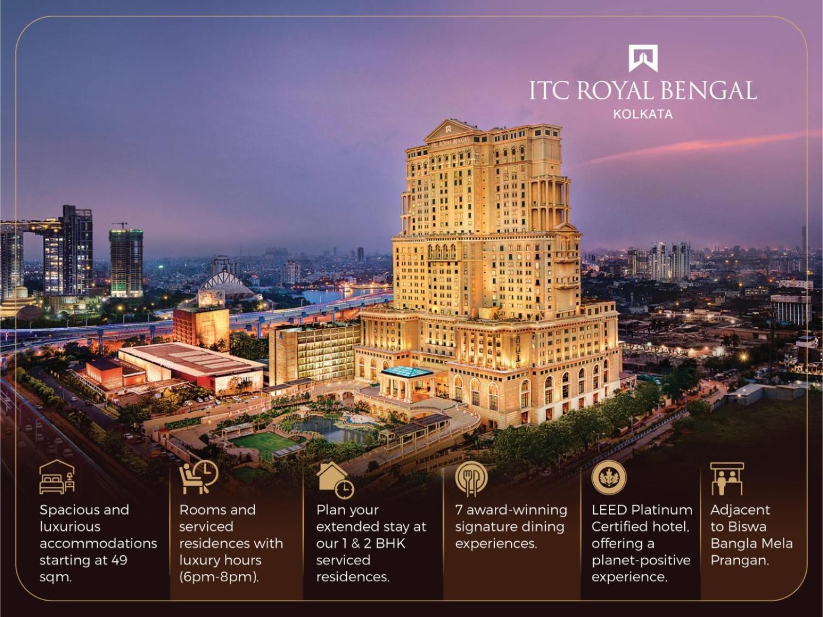 Itc Royal Bengal, A Luxury Collection Hotel, Колката Екстер'єр фото